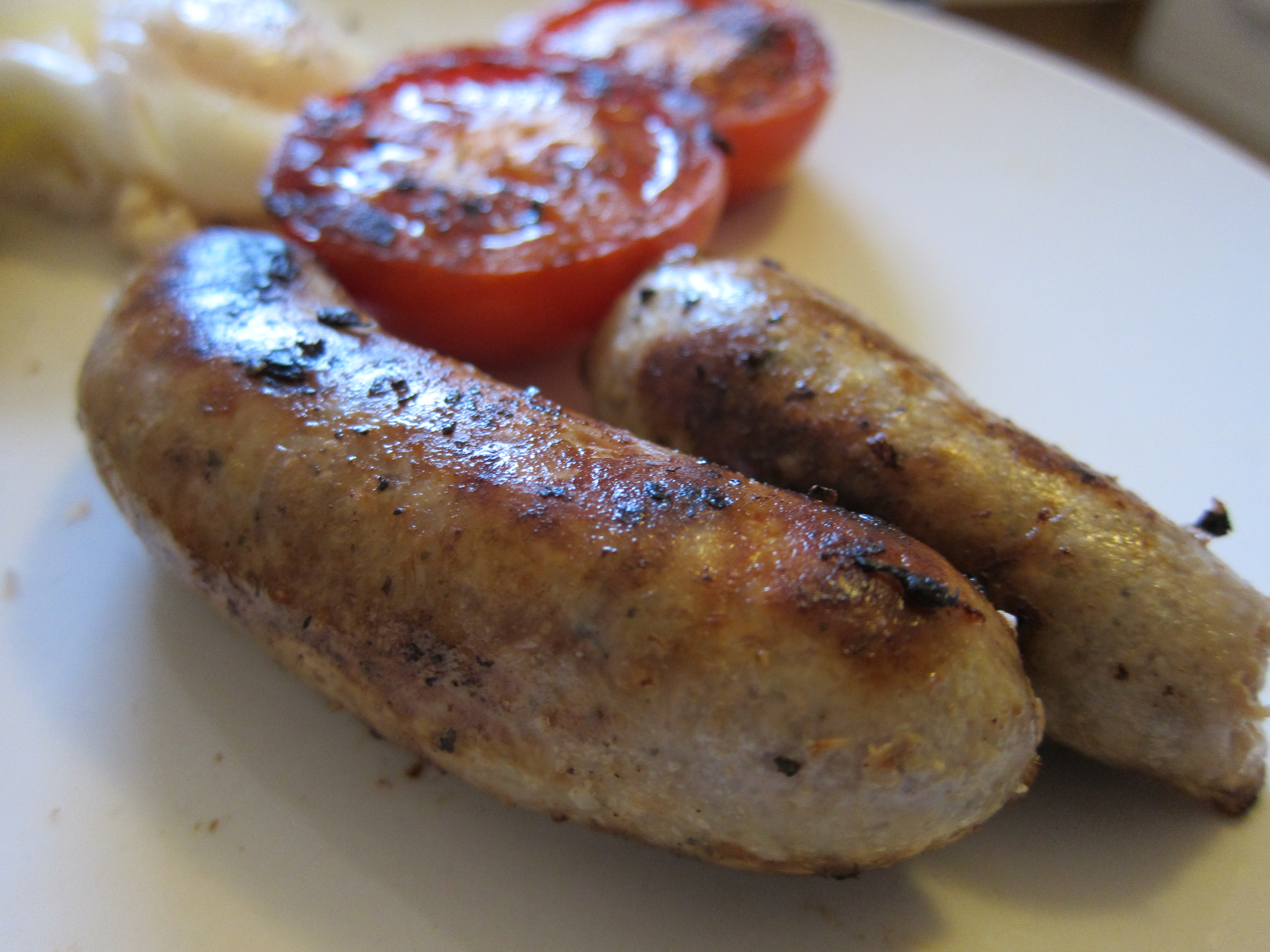 cooked pork sausage