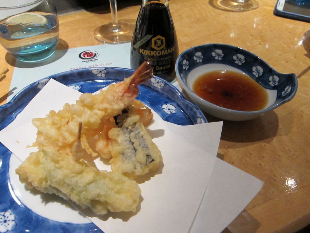 Kikkoman soy sauce tempura