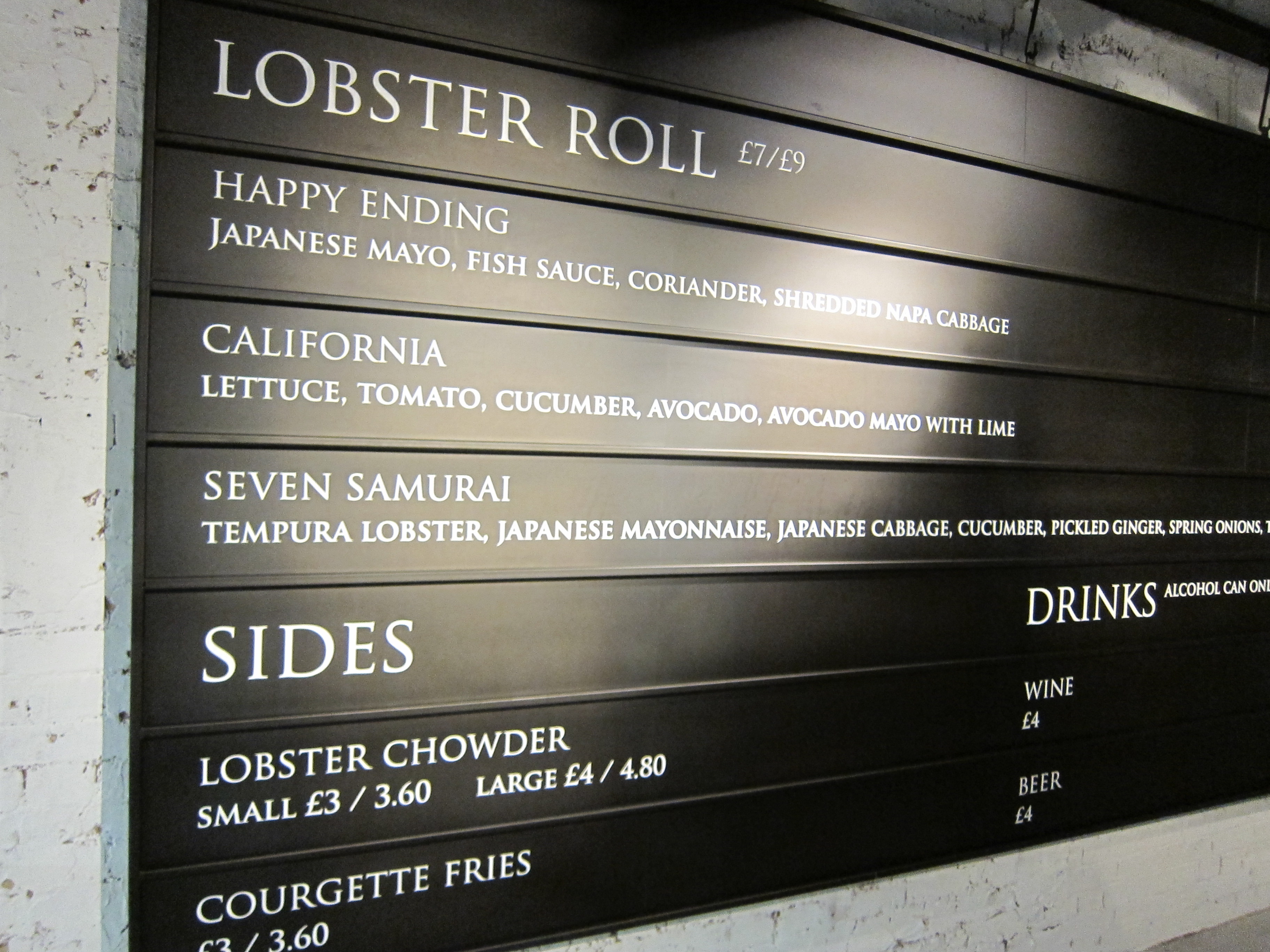 smack menu